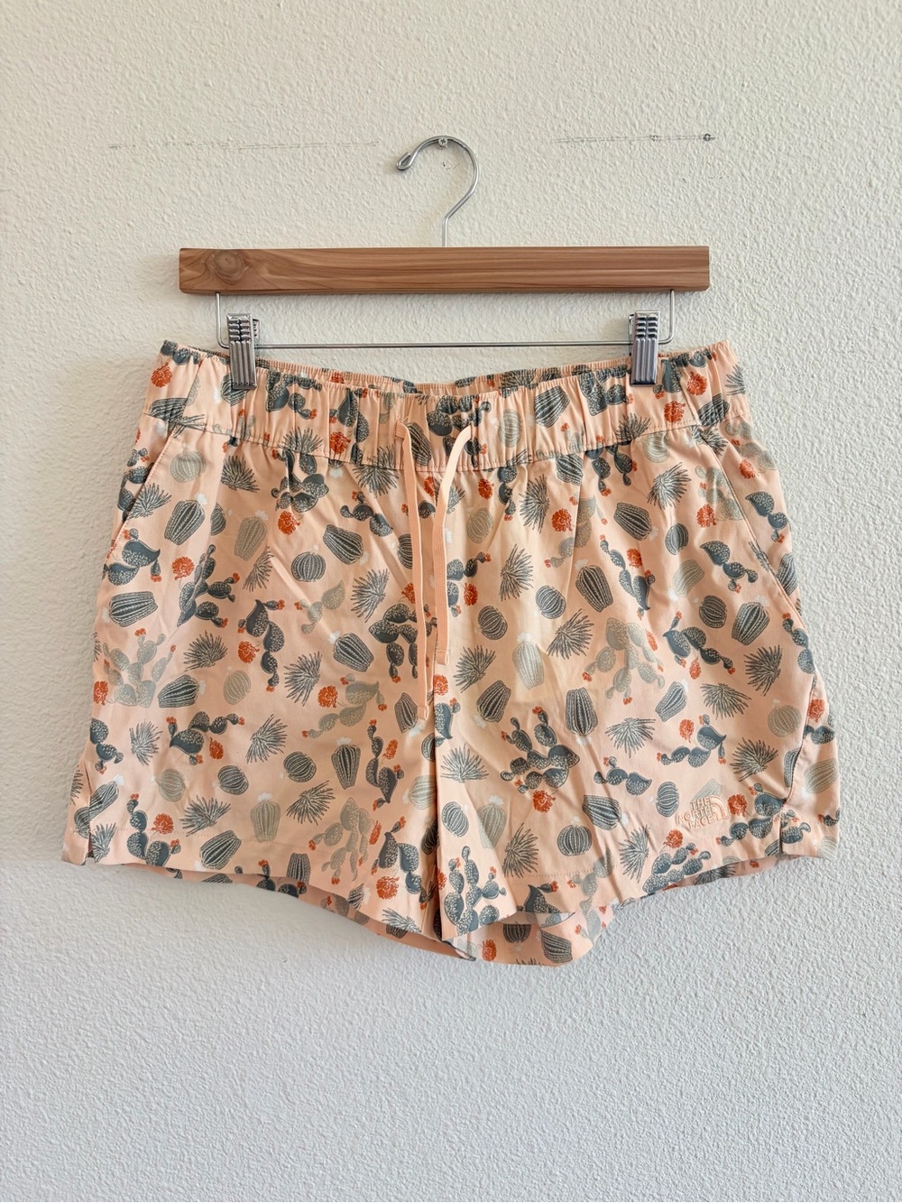 The North Face Peach Cactus-Print Athletic Shorts